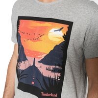 T-shirt, koszulka męska TIMBERLAND T-SHIRT SS KENNEBEC RV VINTAGE a1l8jl63 kolor szary