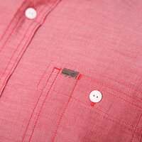 Koszula męska TIMBERLAND KOSZULA SS CHAMBRAY SHIRT 4615j613 kolor różowy