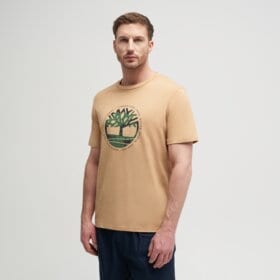 TIMBERLAND T-SHIRT TREE LOGO LAKE HOUSE GRAPHIC TEE