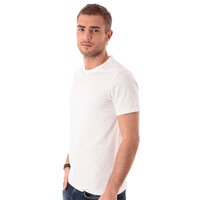 T-shirt, koszulka męska TIMBERLAND T-SHIRT SLIM SLUB EMB TEE 4669j130 kolor biały
