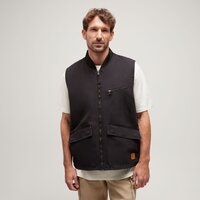 Kurtka przejściowa męska (wiosenna i jesienna) TIMBERLAND BEZRĘKAWNIK WASHED CANVAS VEST tb0a6gf70011 kolor czarny