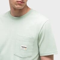 T-shirt, koszulka męska TIMBERLAND T-SHIRT WORK FOR THE FUTURE ROC POCKET TEE tb0a66dsq431 kolor zielony