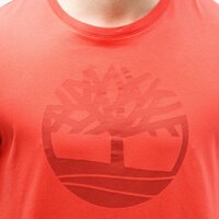 T-shirt, koszulka męska TIMBERLAND T-SHIRT KENNEBEC RIVER TREE LOGO TEE tb0a2c2r8011 kolor czerwony