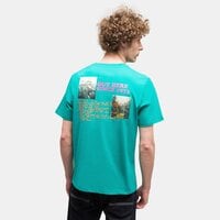 T-shirt, koszulka męska TIMBERLAND T-SHIRT SS HIKING VINTAGE GRAPHIC TEE tb0a671se341 kolor zielony