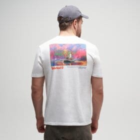 TIMBERLAND T-SHIRT FISHING PHOTO BACK GARPHIC TEE