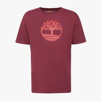 T-shirt, koszulka męska TIMBERLAND T-SHIRT KENNEBEC RIVER TEE tb0a2c2r6481 kolor bordowy