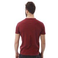 T-shirt, koszulka męska TIMBERLAND T-SHIRT MIINI STRIP TEE 4703j613 kolor bordowy