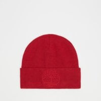 Czapka zimowa damska TIMBERLAND CZAPKA EMBOSSED TREE BEANIE tb0a67ueai71 kolor czerwony