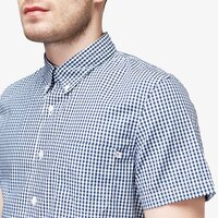 Koszula męska TIMBERLAND KOSZULA SS SS SUNCOOK RIVER SMALL GINGHAM SHIRT S tb0a1kt5g661 kolor niebieski