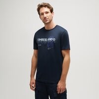 T-shirt, koszulka męska TIMBERLAND T-SHIRT SS REGENERATIVE ORGANIC COTTON OUTDOOR tb0a6nnd4331 kolor granatowy