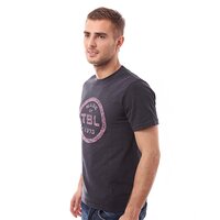 T-shirt, koszulka męska TIMBERLAND T-SHIRT SS SLUB MULTI SHAPE TEE 5364j434 kolor granatowy