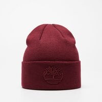 Czapka zimowa damska TIMBERLAND CZAPKA TONAL 3D EMBROIDERY BEANIE tb0a2pjreic1 kolor bordowy