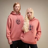 Bluza męska TIMBERLAND BLUZA Z KAPTUREM REFIBRA LOGO HOODED SWEATSHIRT tb0a65undj11 kolor różowy