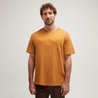 T-shirt, koszulka męska TIMBERLAND T-SHIRT HAMPTHON SHORT SLEEVE TEE tb0a6vpep471 kolor żółty