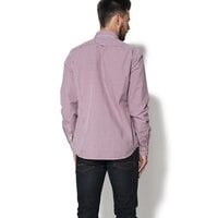 Koszula męska TIMBERLAND KOSZULA LS LS GINGHAM DOBBY a1wntj14 kolor bordowy