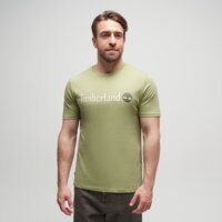 T-shirt, koszulka męska TIMBERLAND T-SHIRT LINEAR LOGO SHORT SLEEVE TEE tb0a5upqbq01 kolor zielony