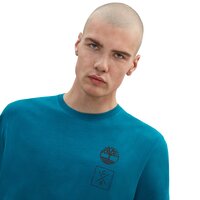 T-shirt, koszulka męska TIMBERLAND T-SHIRT SS CHRISTOPHER RAEBURN SS LOGO TEE tb0a1ygq4641 kolor zielony