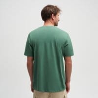 T-shirt, koszulka męska TIMBERLAND T-SHIRT WORDMARK LOGO SHORT SLEEVE TEE tb0a2brna6z1 kolor zielony