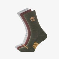 Męskie skarpetki TIMBERLAND SKARPETY 3PP YELLOW BOOT LOGO HC CREW tb0a1xf93321 kolor multicolor