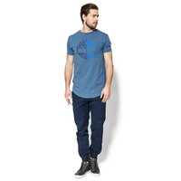 T-shirt, koszulka męska TIMBERLAND T-SHIRT SS KENNEBEC RV SEASONAL a1l7l437 kolor granatowy