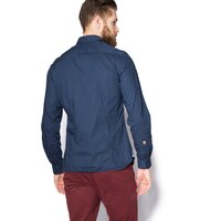 Koszula męska TIMBERLAND KOSZULA PRINTED  POPELINE 0yfguf01 kolor granatowy