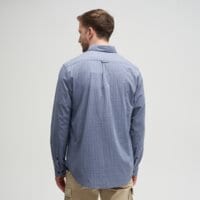 Koszula męska TIMBERLAND KOSZULA MICRO PLAID POPLIN tb0a6jg7a7p1 kolor niebieski