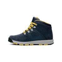 Dziecięce buty zimowe TIMBERLAND GT SCRAMBLE MID LTHR WP a1gm4 kolor granatowy