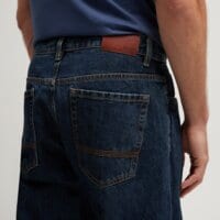 Spodnie męskie TIMBERLAND SPODNIE SELVEDGE DENIM PANT tb0a5mze4551 kolor granatowy