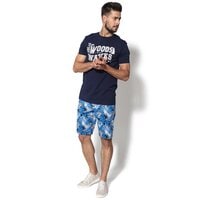 T-shirt, koszulka męska TIMBERLAND T-SHIRT SS KENNEBEC RV SEASONAL MULTIG a1l7dj38 kolor granatowy