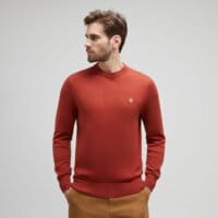 Sweter męski TIMBERLAND SWETER WILLIAMS RIVER COTTON YD tb0a2bmmeod1 kolor czerwony