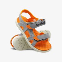 Sandały dziecięce TIMBERLAND PERKINS ROW 2-STRAP ca1nmd kolor szary