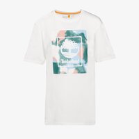 TIMBERLAND T-SHIRT SUMMER SS SEASONAL STACK LOGO tb0a29vz1001 kolor biały