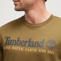 T-shirt, koszulka męska TIMBERLAND T-SHIRT WWES SS FRONT GRAPHIC TEE tb0a27j83021 kolor zielony