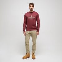 Bluza męska TIMBERLAND BLUZA TFO WORK GRAPHIC BRUSHBACK CREW NECK tb0a6waeeic1 kolor bordowy