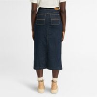 TIMBERLAND SPÓDNICA REFIBRA DENIM LONG SKIRT tb0a6xxab711 kolor granatowy