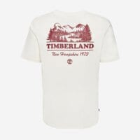 T-shirt, koszulka męska TIMBERLAND T-SHIRT CHEST POCKET SHORT SLEEVE TEE tb0a444bcm91 kolor biały