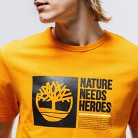 T-shirt, koszulka męska TIMBERLAND T-SHIRT EK+ SS GRAPHIC TEE tb0a2cnj8041 kolor pomarańczowy