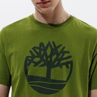 T-shirt, koszulka męska TIMBERLAND T-SHIRT KENNEBEC RIVER TREE LOGO TEE tb0a2c2rbg01 kolor zielony