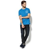 T-shirt, koszulka męska TIMBERLAND T-SHIRT SS GREAT BROOK MULTIG ST SLUB a1l7yj45 kolor niebieski