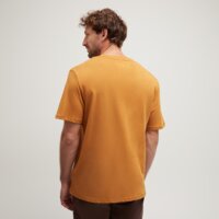 T-shirt, koszulka męska TIMBERLAND T-SHIRT HAMPTHON SHORT SLEEVE TEE tb0a6vpep471 kolor musztardowy