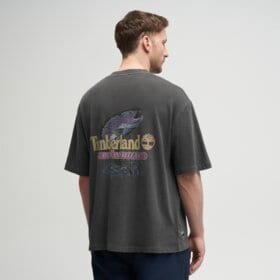 TIMBERLAND T-SHIRT ''FLY FISHING'' GRAPHIC TEE