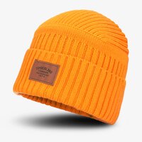 Czapka zimowa damska TIMBERLAND CZAPKA RIBBED BEANIE tb0a1egw8041 kolor pomarańczowy