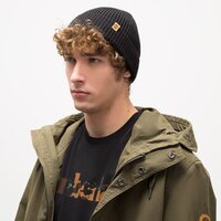 Czapka zimowa damska TIMBERLAND CZAPKA FISHERMAN BEANIE tb0a1f8g0011 kolor czarny