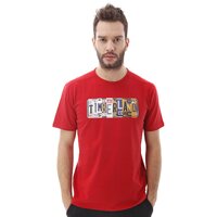 T-shirt, koszulka męska TIMBERLAND T-SHIRT SS ON THE ROAD TEE 4708j613 kolor czerwony