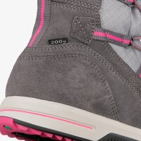 Dziecięce buty zimowe TIMBERLAND SNOW STOMPER PULL ON WP a1qa5 kolor szary