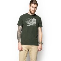 T-shirt, koszulka męska TIMBERLAND T-SHIRT SS HERRING RIVER BOOTMAKERS a1erra31 kolor zielony