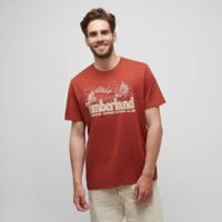 T-shirt, koszulka męska TIMBERLAND T-SHIRT TFO FRONT GRAPHIC TEE tb0a6dageod1 kolor czerwony