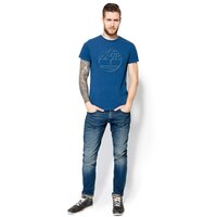 T-shirt, koszulka męska TIMBERLAND T-SHIRT SS DEAD RVR BRUSHED R a1ove288 kolor niebieski