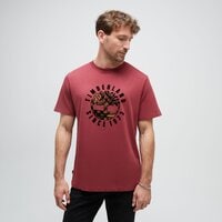 T-shirt, koszulka męska TIMBERLAND T-SHIRT HOLIDAY FRONT GRAPHIC SS TEE tb0a6vnt6001 kolor bordowy