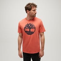 T-shirt, koszulka męska TIMBERLAND T-SHIRT TREE LOGO SHORT SLEEVE TEE tb0a2c2rei41 kolor czerwony